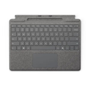 Microsoft Surface Pro Type Cover with Copilot Key and Pen Storage - Platinum