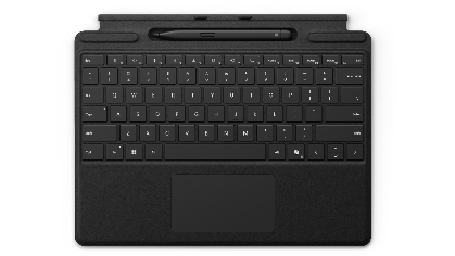 surface pro keyboard black alcantara slim pen sp24 1 | Braintree