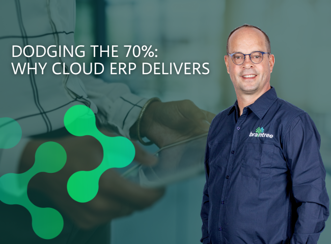 Dodging the 70% Why cloud ERP delivers - Chris Badenhorst