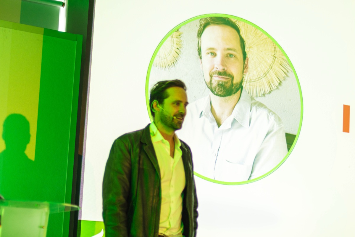Nick Wood, General Manager at Matumi Fresh, presenting the Matumi success story at Hazendal, 4 June 2026